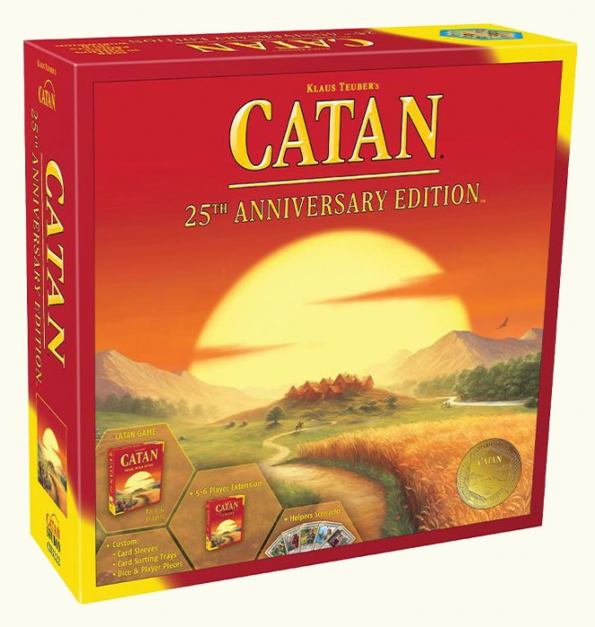 Catan - 25th Anniversary Edition Board Games ASMODEE NORTH AMERICA   