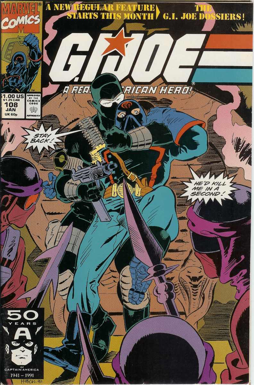 G.I. Joe: A Real American Hero (Marvel) #108 Comics Marvel   