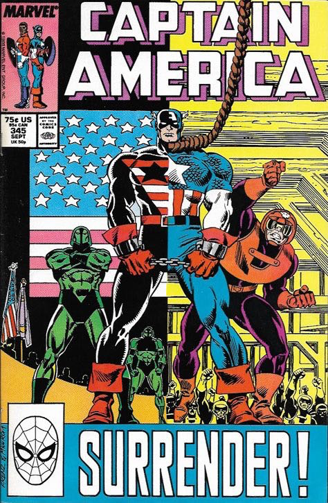 Captain America, Vol. 1 #345 Comics Marvel   