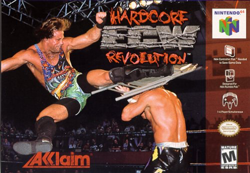 ECW Hardcore Revolution - N64 - Loose Video Games Nintendo   