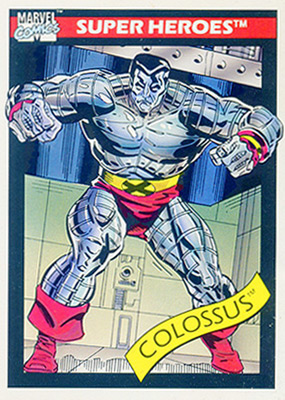 Marvel Universe 1990 - 036 - Colossus Vintage Trading Card Singles Impel   