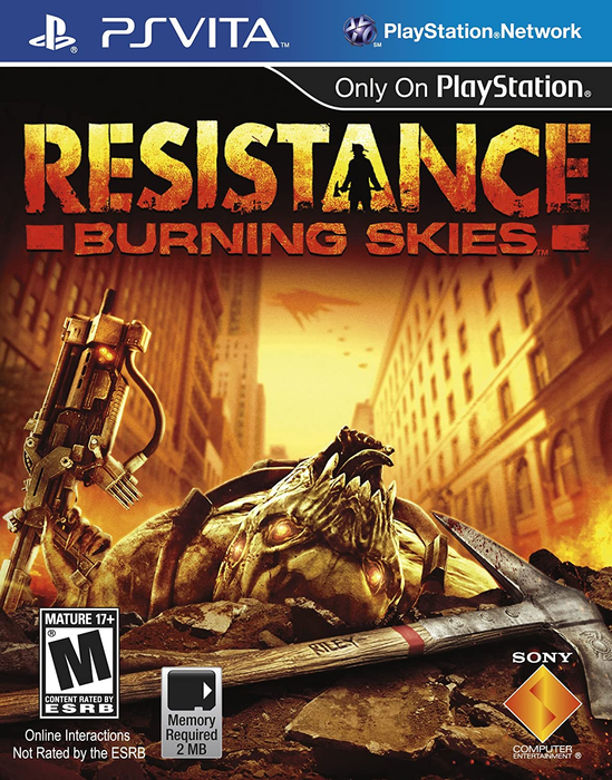 Resistance - Burning Skies - Playstation Vita - Complete Video Games Sony   