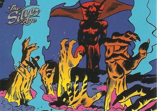 Marvel - The Silver Age 1998 - 80- Silver Surfer #3 Vintage Trading Card Singles Skybox