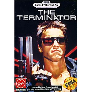 Terminator - Genesis - in Case Video Games Sega   
