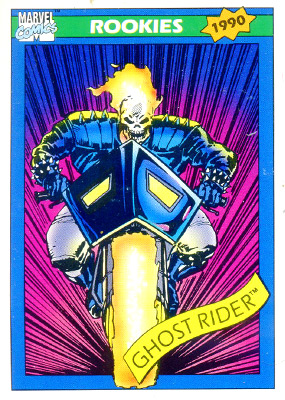 Marvel Universe 1990 - 082 - Ghost Rider Vintage Trading Card Singles Impel