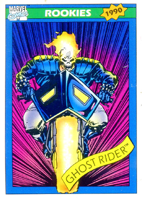 Marvel Universe 1990 - 082 - Ghost Rider Vintage Trading Card Singles Impel   