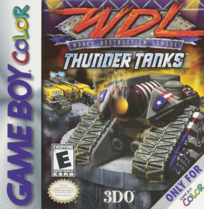 WDL Thunder Tanks - Game Boy Color - Loose Video Games Nintendo   