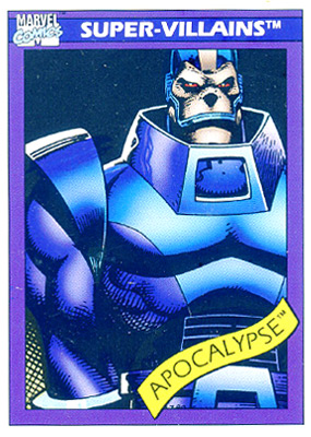 Marvel Universe 1990 - 080 - Apocalypse Vintage Trading Card Singles Impel   