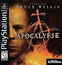 Apocalypse Starring Bruce Willis - Playstation 1- Complete Video Games Sony   