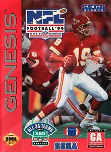 NFL Football 1994 - Genesis - Loose Video Games Sega   