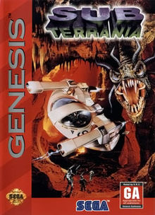 Sub Terrania - Genesis - Complete Video Games Sega   
