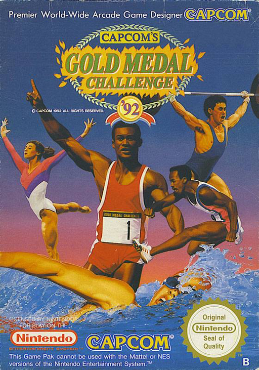 Gold Medal Challenge 1992 - NES - Loose Video Games Nintendo   