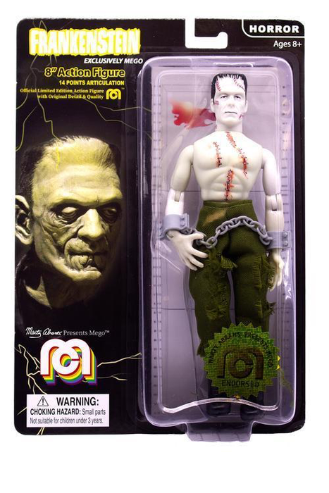 Mego 8" Horror Wave 6 - Frankenstein - New Vintage Toy Heroic Goods and Games   