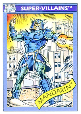 Marvel Universe 1990 - 076 - Mandarin Vintage Trading Card Singles Impel   