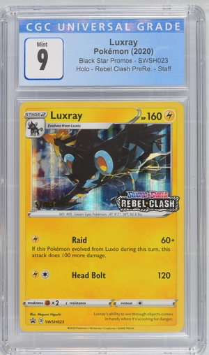 Pokemon - Luxray - Rebel Clash Prerelease Staff Promo