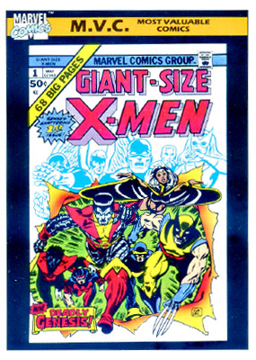 Marvel Universe 1990 - 132 - Giant-Size X-Men #1 Vintage Trading Card Singles Impel   