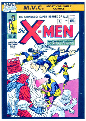 Marvel Universe 1990 - 125 - X-Men #1 Vintage Trading Card Singles Impel   