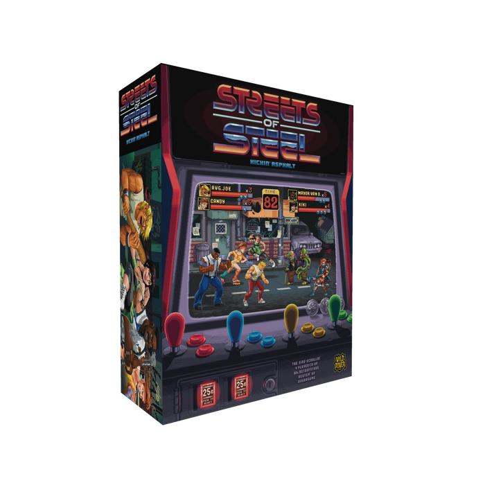 Streets of Steel - Kickin' Asphalt - Kickstarter Edition Board Games Heroic Goods and Games   