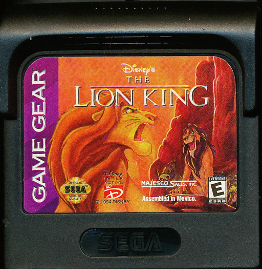 Lion King - Game Gear - Loose Video Games Sega   