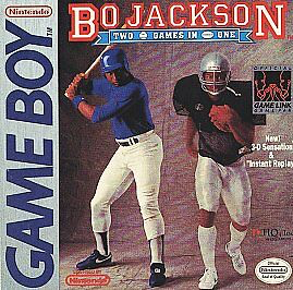 Bo Jackson - Two Games in One Video Games Nintendo   