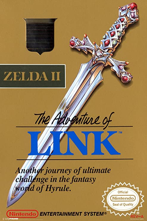 Legends of Zelda II - The Adventures of Link - Gold Cart- NES - Loose Video Games Heroic Goods and Games   
