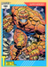 Marvel Universe 1991 - 003 - Thing Vintage Trading Card Singles Impel