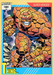 Marvel Universe 1991 - 003 - Thing Vintage Trading Card Singles Impel   