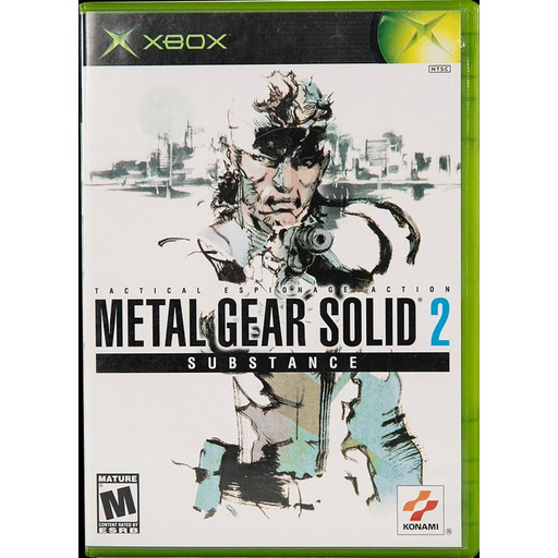 Metal Gear Solid 2 - Substance - Xbox - in Case Video Games Microsoft   