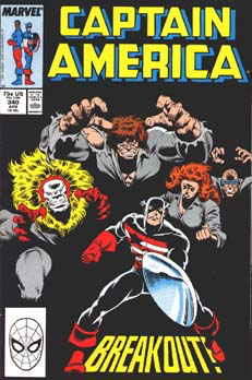 Captain America, Vol. 1 #340 Comics Marvel   