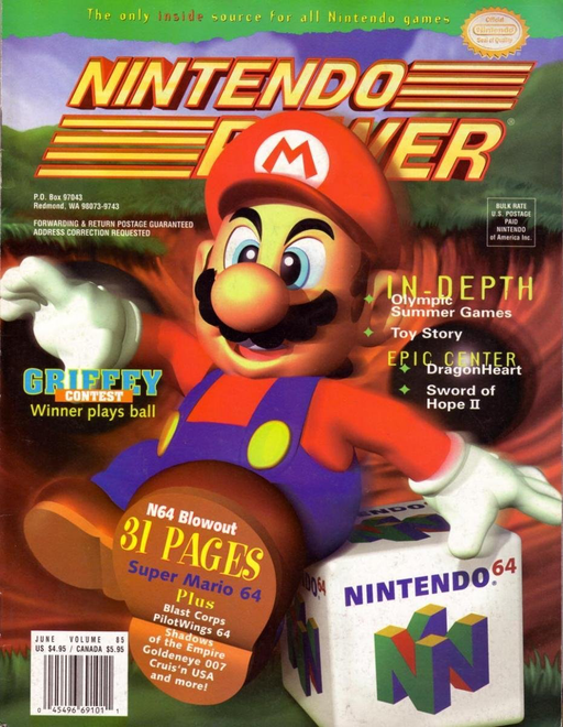 Nintendo Power - Issue 085 - Super Mario 64 Odd Ends Nintendo   