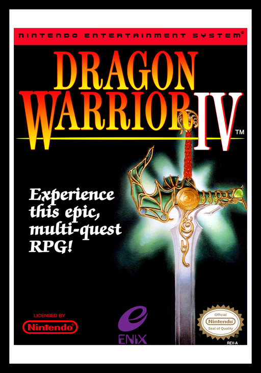 Dragon Warrior IV - NES - Loose Video Games Nintendo   