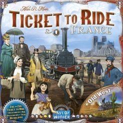 Ticket to Ride: Map Collection V6 - France and the Old West Board Games ASMODEE NORTH AMERICA   
