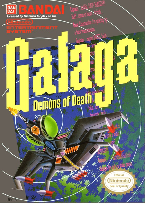 Galaga - Demons of Death - NES - Loose Video Games Nintendo   