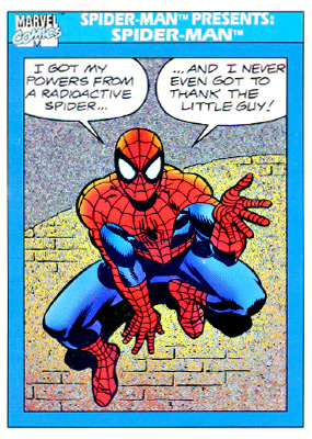 Marvel Universe 1990 - 149 - Spider-Man Presents - Spider-Man Vintage Trading Card Singles Impel   