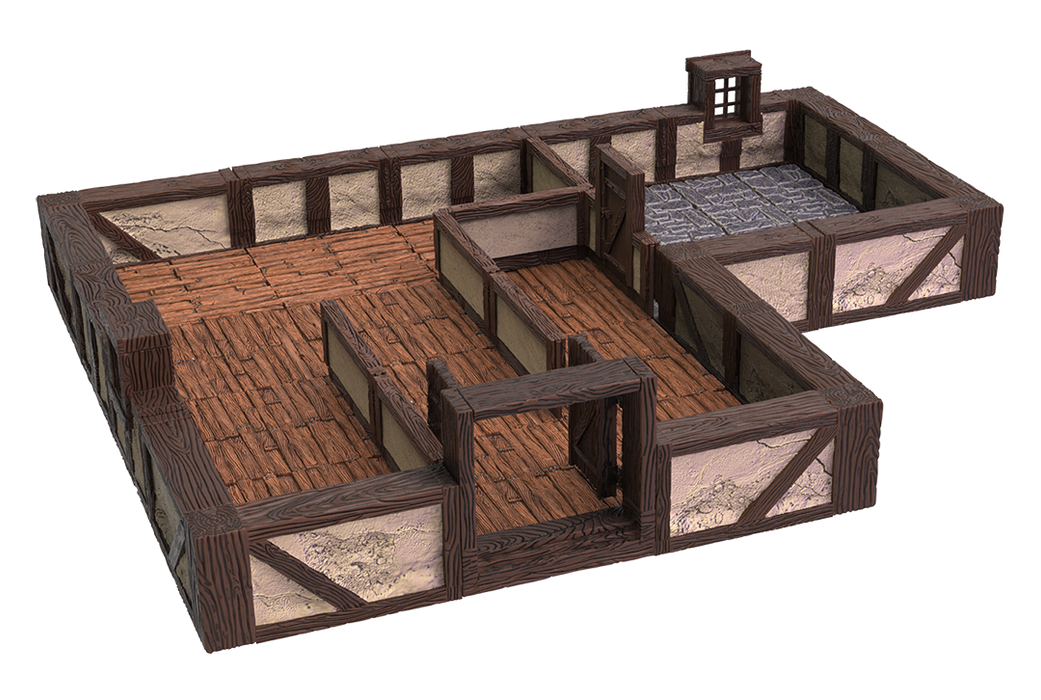 WarLock Tiles: Town & Village Starter Set Miniatures NECA   