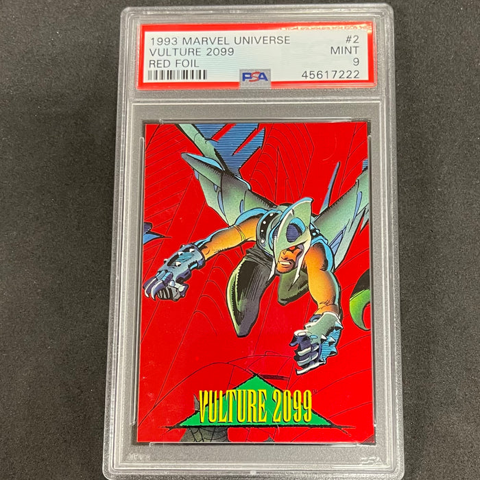 Marvel Universe 1993 - 2099 02 - Vulture 2099 - PSA 9 Vintage Trading Card Singles Skybox   