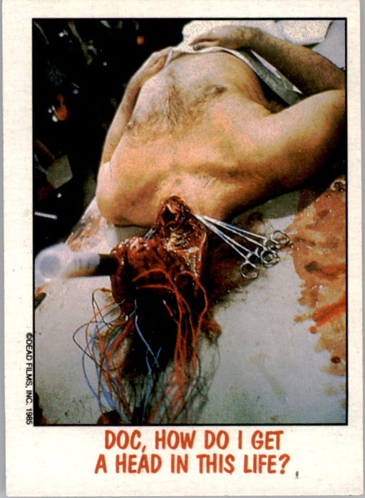 Fright Flicks 1988 - 06 - Day of the Dead - Vintage Trading Card Singles Topps