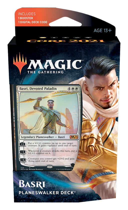 Magic the Gathering CCG: Core 2021 Planeswalker Deck - Basri - Devoted Paladin CCG WIZARDS OF THE COAST, INC   