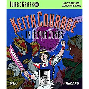 Keith Courage in Alpha Zones - TurboGraphx 16 - Complete Video Games NEC   