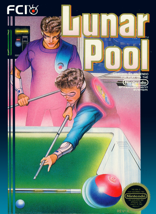 Lunar Pool - NES - Loose Video Games Nintendo   