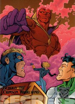 Marvel DC Amalgam 1996 - 47 - Behold the Crimson Whirlwind Vintage Trading Card Singles Skybox   