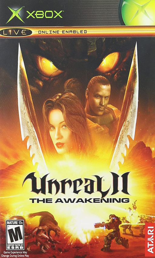 Unreal II - The Awakening - Xbox - in Case Video Games Microsoft   