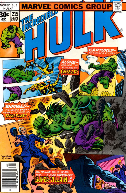 Incredible Hulk, Vol. 1 #215 Comics Marvel   