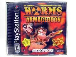 Worms Armageddon - Playstation 1 - Complete Video Games Sony   