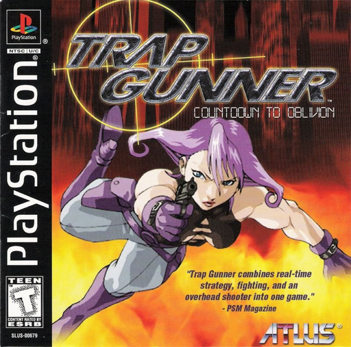 Trap Gunner - Countdown to Oblivion - Playstation 1 - Complete Video Games Sony   