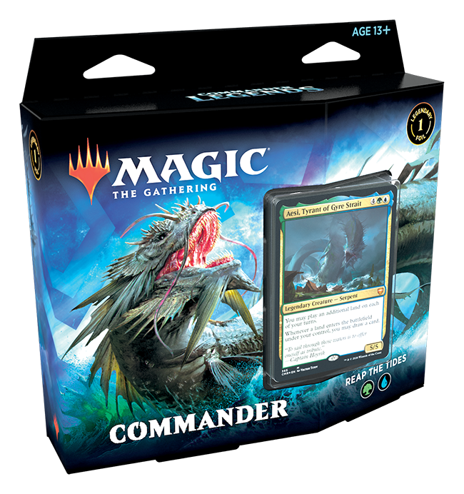 Magic the Gathering CCG: Commander Legends Reap the Tides Deck CCG WIZARDS OF THE COAST, INC   