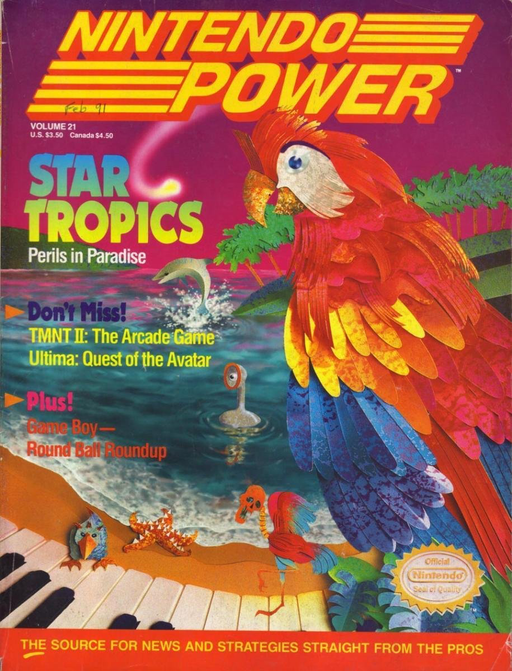 Nintendo Power - Issue 021 - Star Tropics Odd Ends Nintendo   