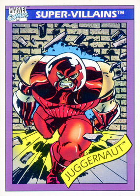 Marvel Universe 1990 - 055 - Juggernaut Vintage Trading Card Singles Impel