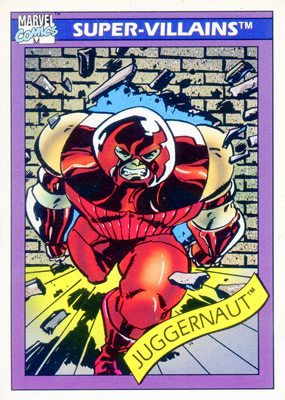 Marvel Universe 1990 - 055 - Juggernaut Vintage Trading Card Singles Impel   