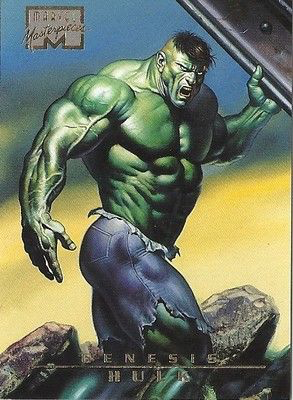 Marvel Masterpieces 1996 - 97 - Hulk Vintage Trading Card Singles Heroic Goods and Games